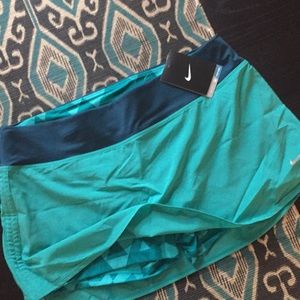 NWT Nike Dri-Fit Teal Athletic Skirt